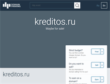 Tablet Screenshot of kreditos.ru